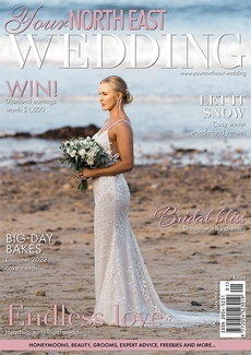 Cover of the January/February 2022 issue of Your North East Wedding magazine