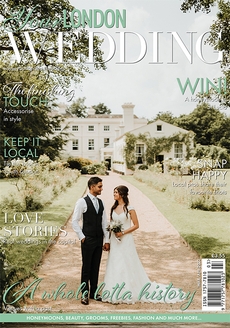 Cover of the March/April 2022 issue of Your London Wedding magazine