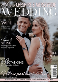 Cover of the March/April 2022 issue of Your Cheshire & Merseyside Wedding magazine