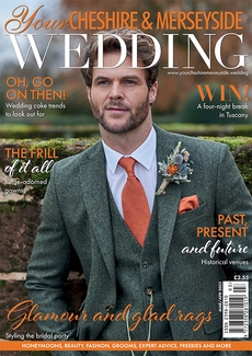 Cover of the March/April 2023 issue of Your Cheshire & Merseyside Wedding magazine