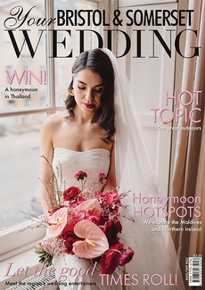 Cover of the August/September 2023 issue of Your Bristol & Somerset Wedding magazine