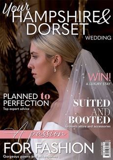 Cover of the September/October 2025 issue of Your Hampshire & Dorset Wedding magazine