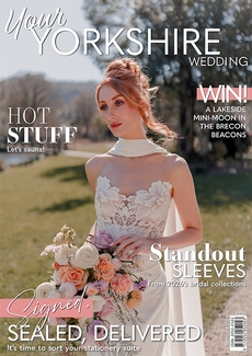 Cover of the September/October 2025 issue of Your Yorkshire Wedding magazine