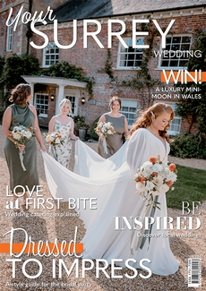 Cover of the October/November 2025 issue of Your Surrey Wedding magazine