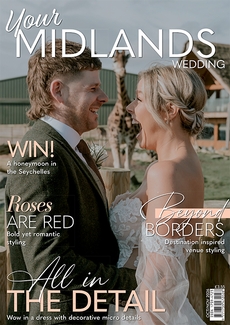 Cover of the Oct/Nov 2026 issue of Your Midlands Wedding magazine