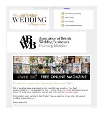 Your East Anglian Wedding magazine - October 2021 newsletter