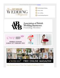 Your East Anglian Wedding magazine - January 2022 newsletter