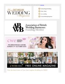 Your East Anglian Wedding magazine - May 2022 newsletter