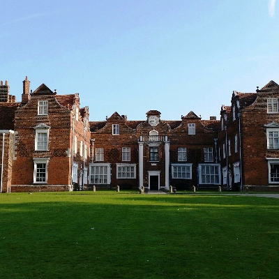 Christchurch Mansion is a magnificent building with a Tudor façade