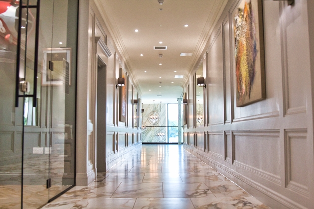 corridor of luxury country club